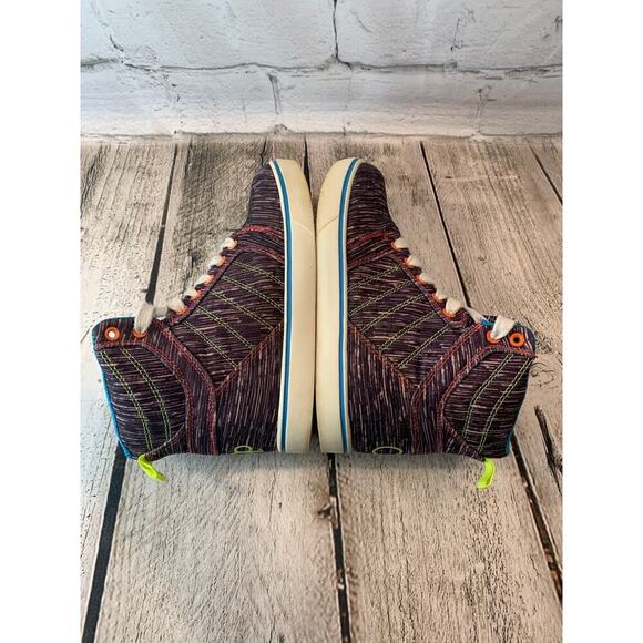 OP OCEAN PACIFIC Unisex Kids Multicolor High Top Sneakers / Size: 2 - Picture 4 of 9